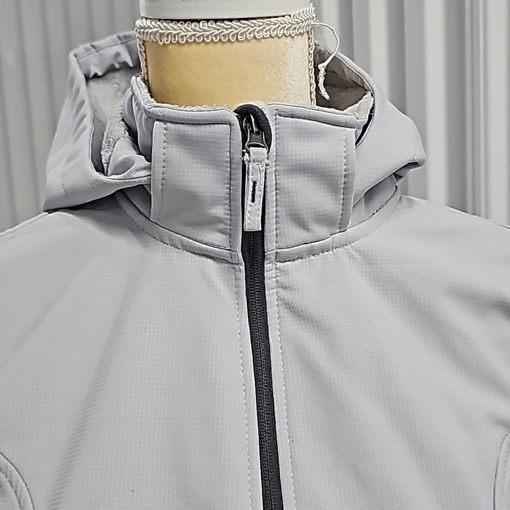 Free Country Aeris II Super Softshell Jacket, Gray, Size Medium - Picture 9 of 15